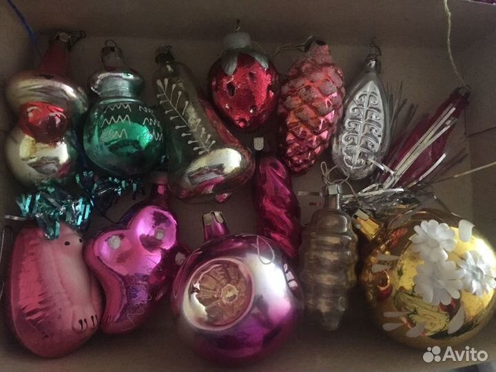 Елочные игрушки гдр и советские