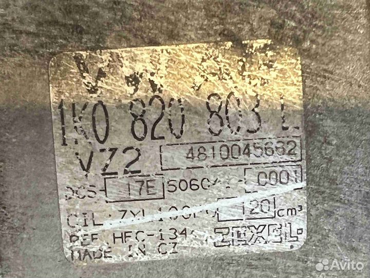 Компрессор кондиционера Volkswagen jetta 5 (1K2 20