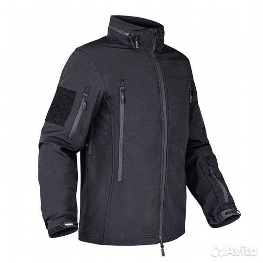 Куртка sturmer gunfighter soft shell jacket, black