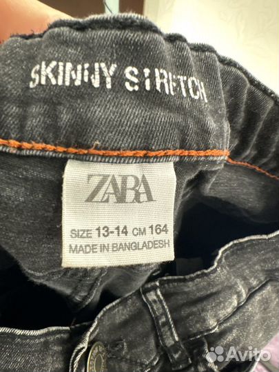 Джинсы zara 164