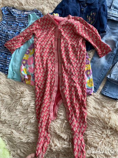 Пакет одежды на девочку 86 см