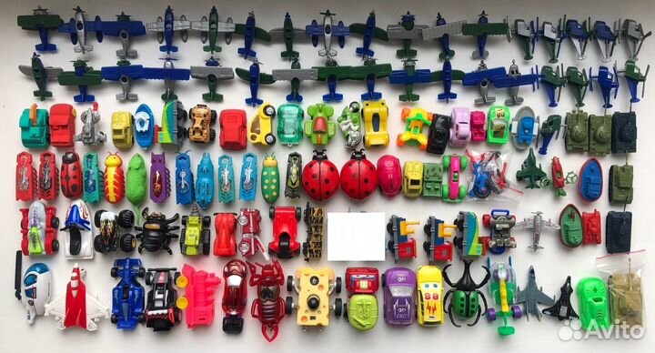 Машинкимотоциклы вертолеты техника киндер сюрприз