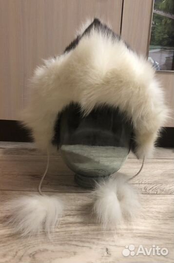 Шапка меховая детская новая