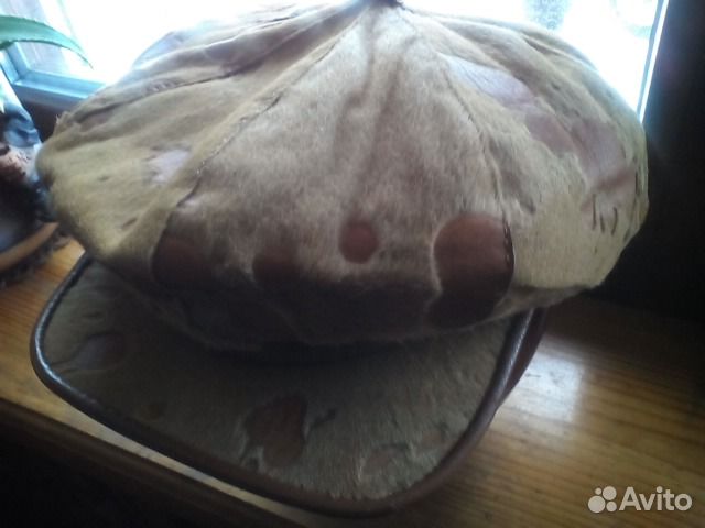 Кепка кожа натуральная