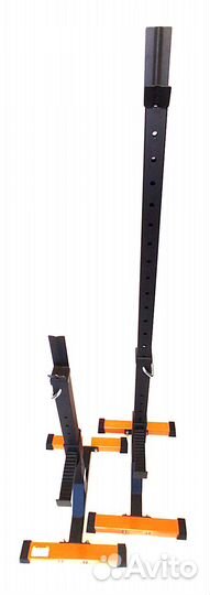 Стойки под штангу со страх. DFC dsst16 черн/орнж