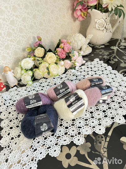 Пряжа lana grossa dito pailettes