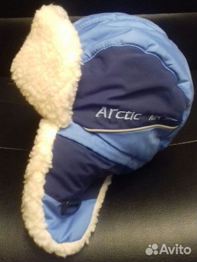 Шапка ушанка зимняя для мальчика р. 56