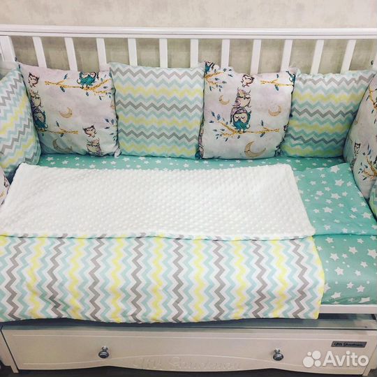 Бортики в детскую кроватку