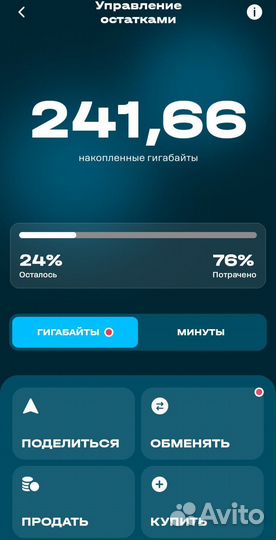Гигабайты Теле 2
