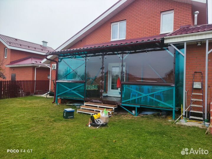 Мягкие окна для беседок террас веранд