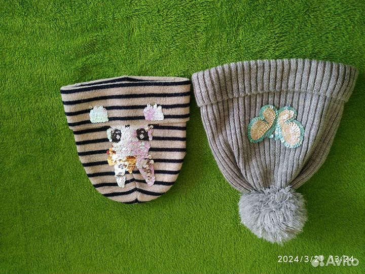 Шапки демисезон/зима 4-6лет Hm