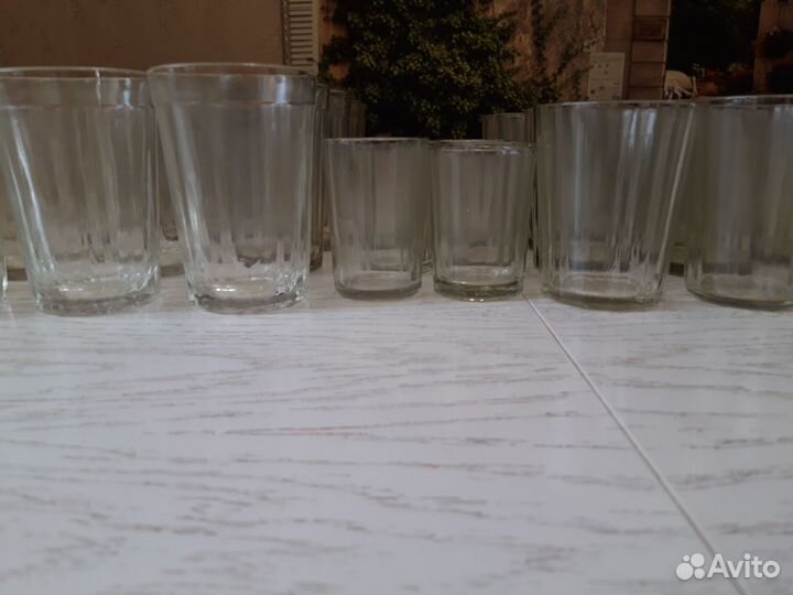 Стаканы граненые СССР новые