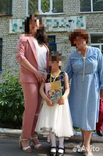 Платье для девочки на выпускной 7-9 лет