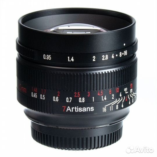 Объектив 7artisans 50mm F0.95 micro 4/3, черный
