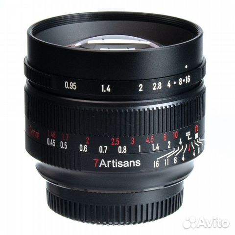 Объектив 7artisans 50mm F0.95 micro 4/3, черный
