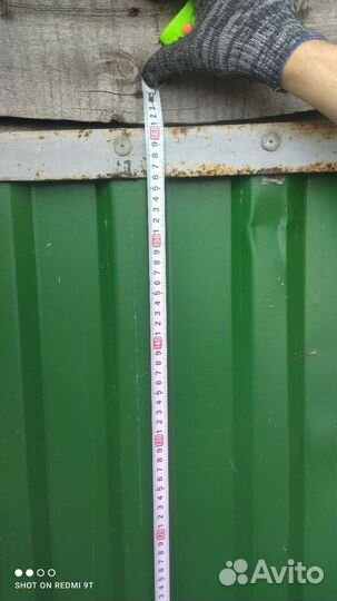 Ворота распашные с калиткой