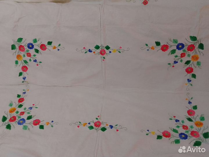 Ретро скатерть, винтаж, вышивка