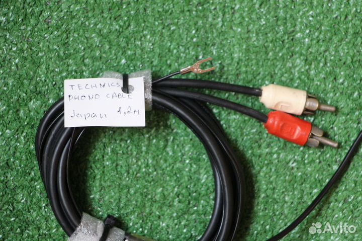 Phono кабель от проигрывателя LP Technics, Япония