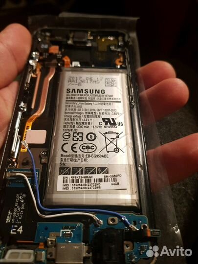 Акб samsung galaxy S8