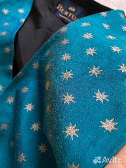 Жилетка мужская винтажная шелк