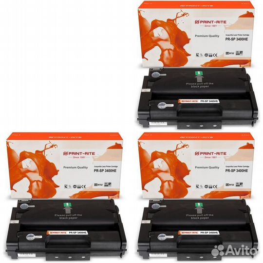 Картридж Print-Rite PR-SP3400HE-3PK 1459192