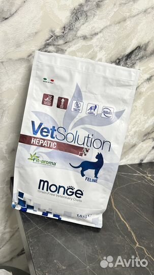 Корм для кошек monge hepatik