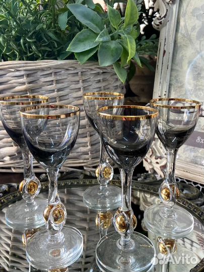 Ликерные рюмки Zlata Zuzana Чехословакия