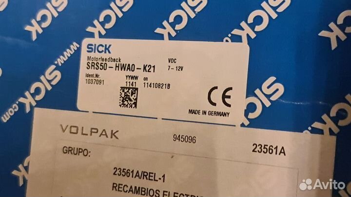 Инкрементальные, Абсолютные энкодеры Sick