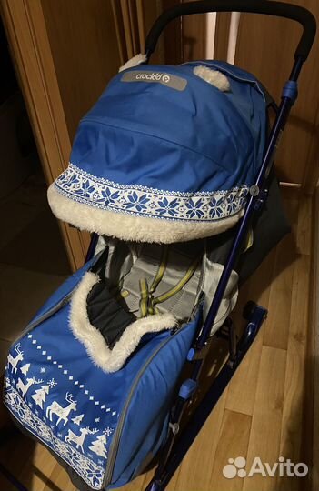 Санки коляска nika kids