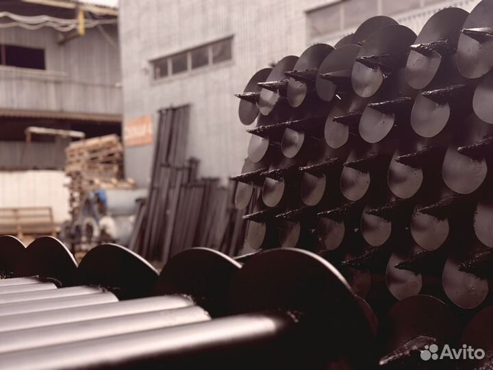 Монтаж винтовых свай