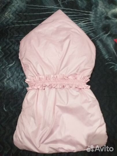 Конверт утеплённый+слип с шапочкой