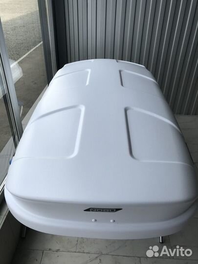 Автобокс на крышу Nobu Cross 380л.(белый) в Самаре