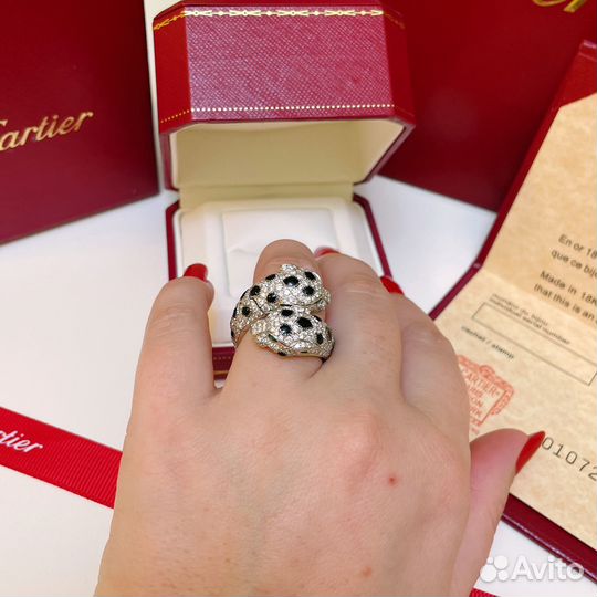 Cartier кольцо из золота 750 пробы