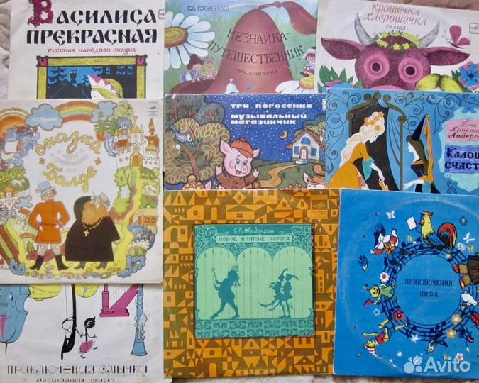 Детские сказки на пластинках СССР