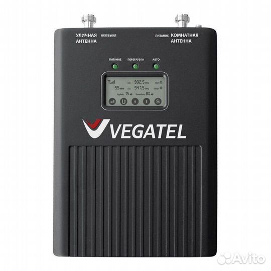Репитер vegatel VT3-900L (S, LED)
