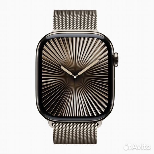 Apple Watch S10 42mm Natural Titan Milanese Loop