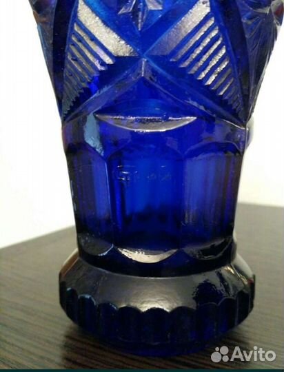 Ваза. Винтаж. Кобальт ссср. Стрый