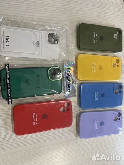 Чехол на айфон 13 с защитой камеры