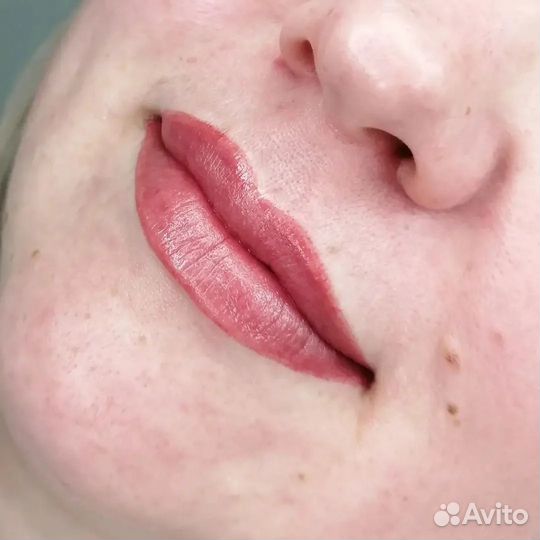 Перманентный макияж брови губы