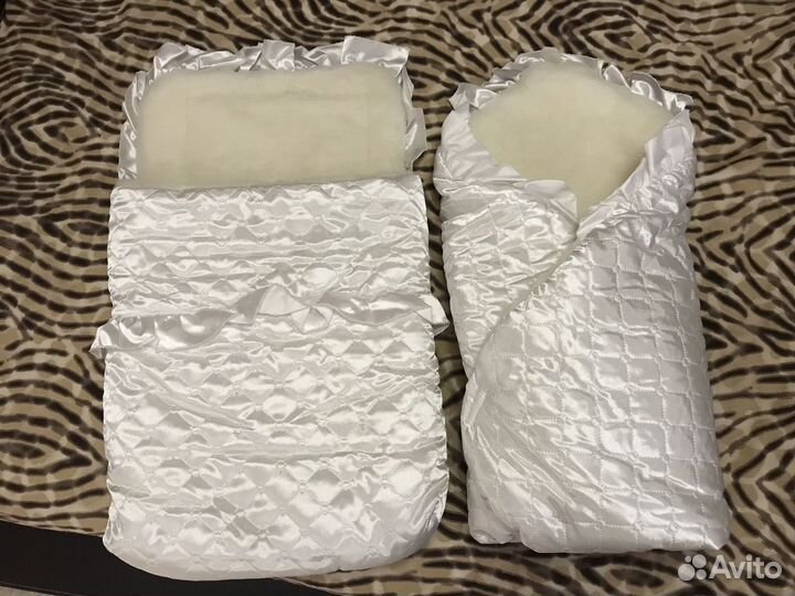 Зимний конверт + одеяло на выписку