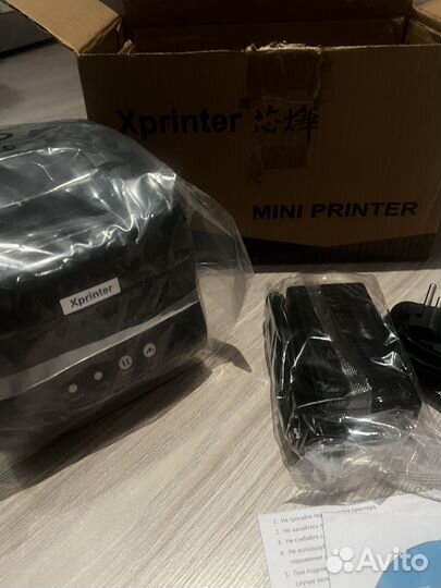 Термопринтер xprinter xp 365b bluetooth