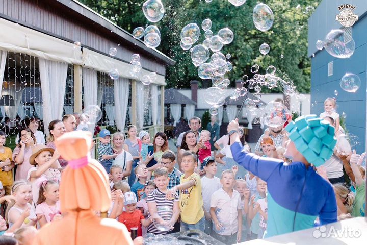 Шоу мыльных пузырей