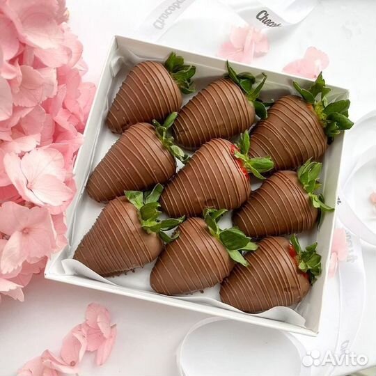 Букет из клубники в шоколаде