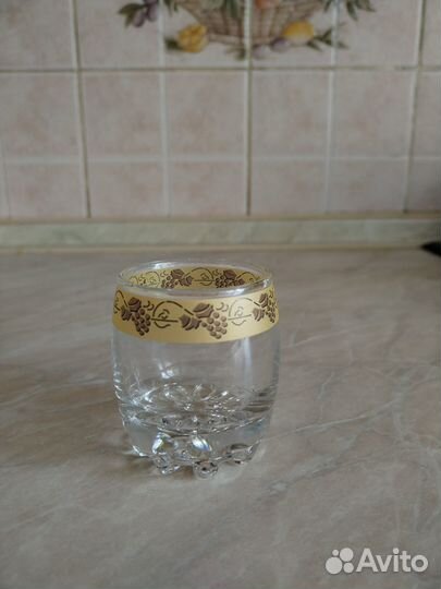 Стопки 6 шт., стекло. Новые