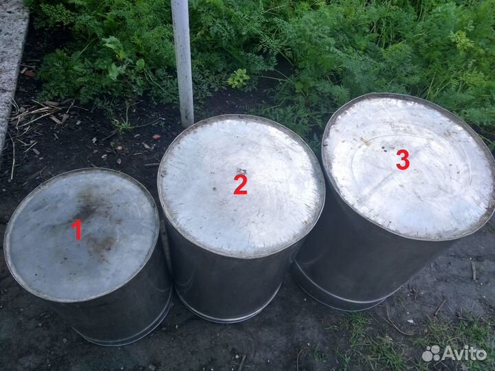 Баки из нержавейющей стали 35, 60, 75 л