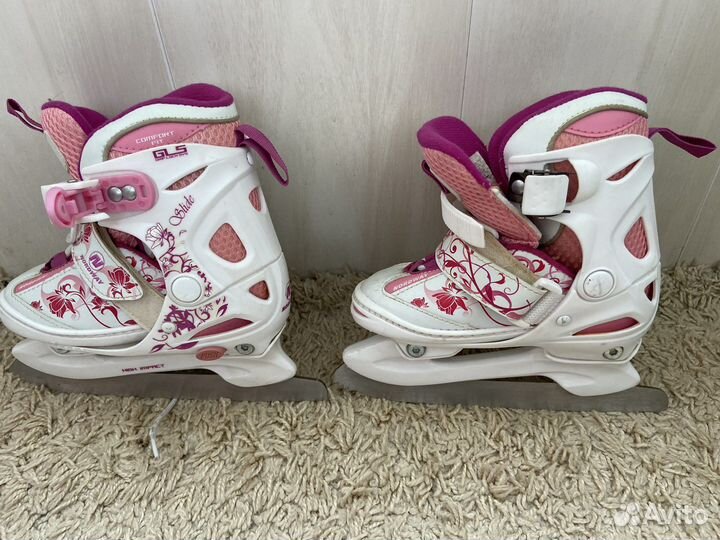 Коньки для фигурного катания раздвижные 27-30