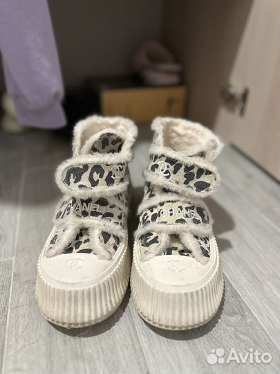 Зимние кеды chanel