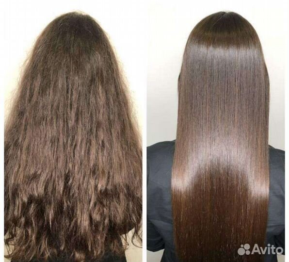 Модель на кератиновое выпрямление