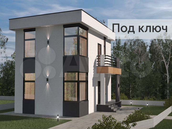 Коттедж 147 м² на участке 1 сот.