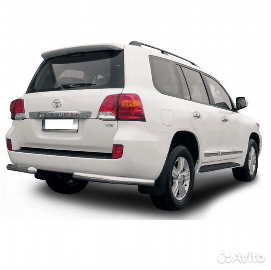 Защита заднего бампера land cruiser 200 2013